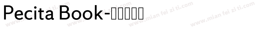 Pecita Book字体转换